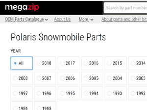 Deluxe snowmobile parts