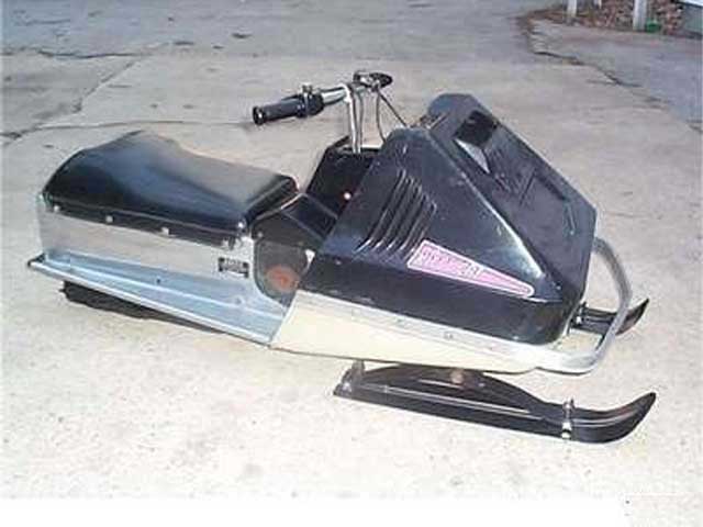 original 72 Kitty snowmobile