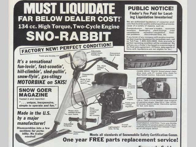 Sno Rabbit ad