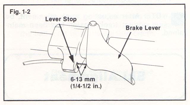 how to adjust brake lever