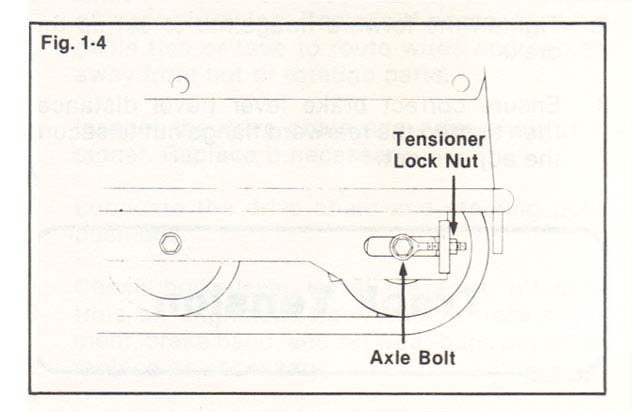 how to adjust track tension